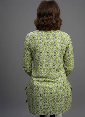 floral digital print muslin silk blend tunic 3