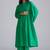 holly green mul mul kurta palazzo co-ord set for women