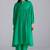 holly green mul mul kurta palazzo co-ord set for women