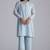 chalk blue mul mul co-ord set for women