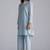chalk blue mul mul co-ord set for women