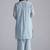 chalk blue mul mul co-ord set for women