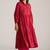 samba red cotton co-ord set for women