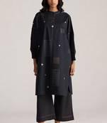 black cotton co-ord outfit for women