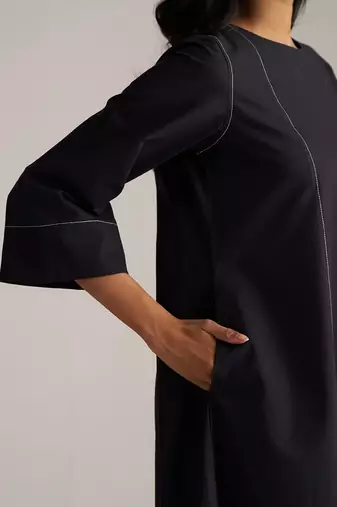 black cotton co-ord set with full sleeve style