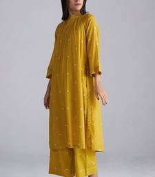 nugget gold yellow cotton co-ord set