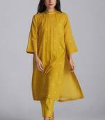 nugget gold yellow cotton co-ord set