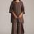 rain drum brown viscose co-ord set