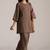 rain drum brown viscose co-ord set