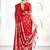 Red banarasi silk saree with classic zari weaving & ornate pallu | wedding & festive wear