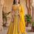 Yellow Floral Festive Lehenga