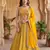 Yellow Floral Festive Lehenga