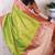 Green banarasi silk zari weaving saree with contrast blouse piece