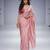 Pink silk saree set