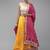 Yellow & Pink Patchwork Lehenga With Unstitched BlouseAnd Dupatta