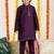 boys velvet thread work jodhpuri kurta pyjama set