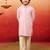 Linen chikankari kurta set with pyjama for boys | onion | festive collection
