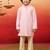 Linen chikankari kurta set with pyjama for boys | onion | festive collection