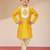 Viscose yellow kurta set with dhoti for boys| navratri | festive