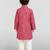 boys red cotton cambric bandhani screen print kurta pyjama set