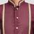 boys wine modal chanderi zari embroidered kurta pyjama set