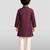 boys wine modal chanderi zari embroidered kurta pyjama set