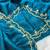 Teal Color satin Handwork Saree