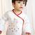 kids wear boys white satin kurta dhoti set with embroidery