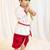 kids wear white satin kurta dhoti set boys with belt