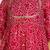 girls wear red bandhani cotton kurta with patiala cotton set