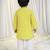 kids wear yellow cotton bandhani kurta pyjama set for boys