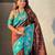 Brown soft silk zari weaving saree with contrast blouse piece