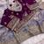 Lavendar Color sartin fabric embroidery sequence work heavy border  Saree
