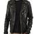 Men's genuine lambskin leather jacket slim fit biker jacket