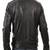 Genuine lambskin leather biker jacket quilted style jacket