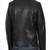Mens lambskin real leather jacket zipper biker moto slim fit jacket