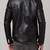 Men's real lambskin leather classic biker style jacket
