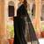  Black Color Fox Geogate With Beautiful Original Black Beeds Work with Cut  work border Saree
