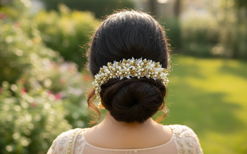 Designer pollens bridal hair gajra 1
