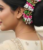 Multicolor pollens hair gajra