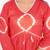 Red tie & dye cotton dress