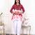 Brown tie & dye white cotton co-ord set