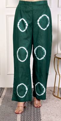 Green tie & dye cotton co-ord set 3