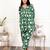 Green floral hand block printed cotton co-ord set