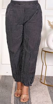 Black hand block printed cotton kurta pant set 4