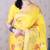 Yellow soft silk zari weaving saree with matching blouse piece