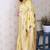 Yellow soft silk zari weaving saree with matching blouse piece