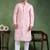 Men red viscose rayon solid dyed straight kurta