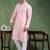 Men red viscose rayon solid dyed straight kurta