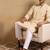 Men nude viscose rayon solid embroidered straight kurta